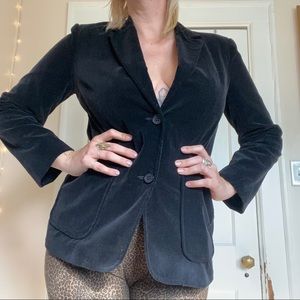 vintage velour/suede blazer